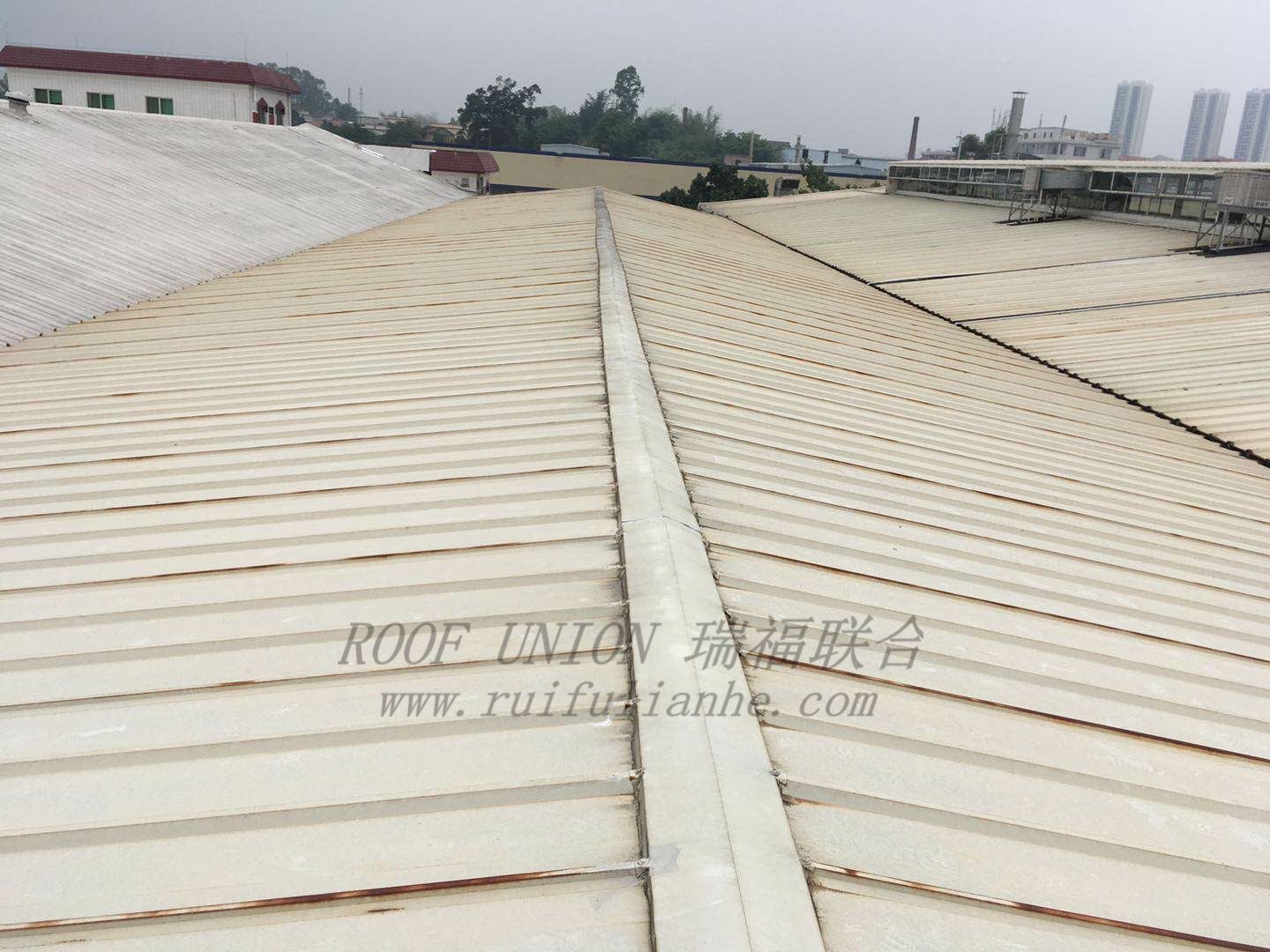 广东某大型纸袋生产企业钢结构屋面防水工程